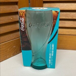 Coca-Cola Turquoise Collector's Glass